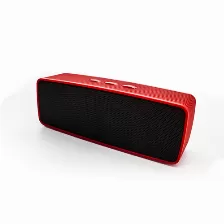 Bocinas Bluetooth Vorago Bsp-100 Rojo 1.0 Canales, Potencia 5w, Alcance 10m, 3.5mm, Color Rojo